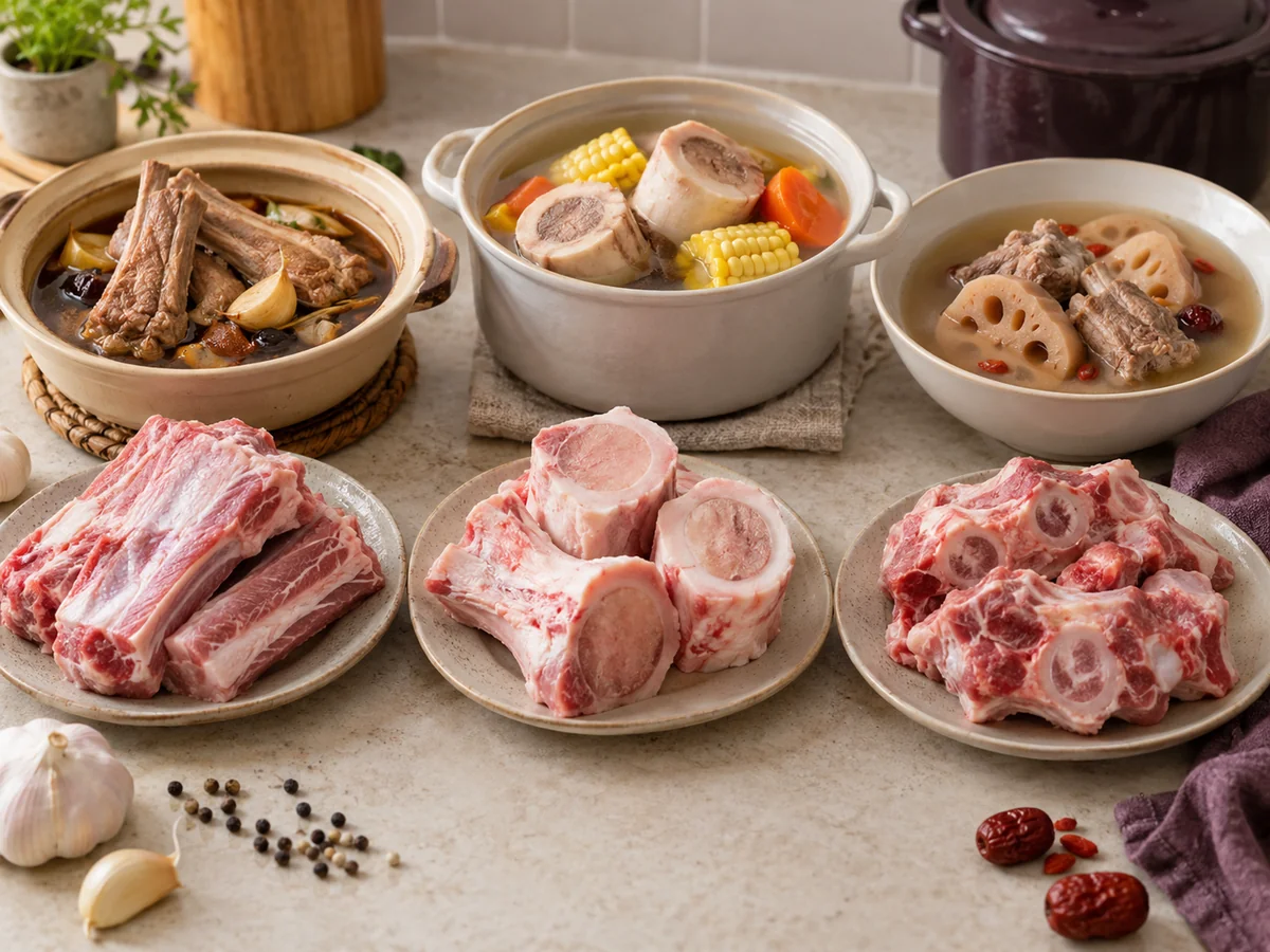 Which Pork Bones for Which Soup: BKT, ABC and Lotus Root