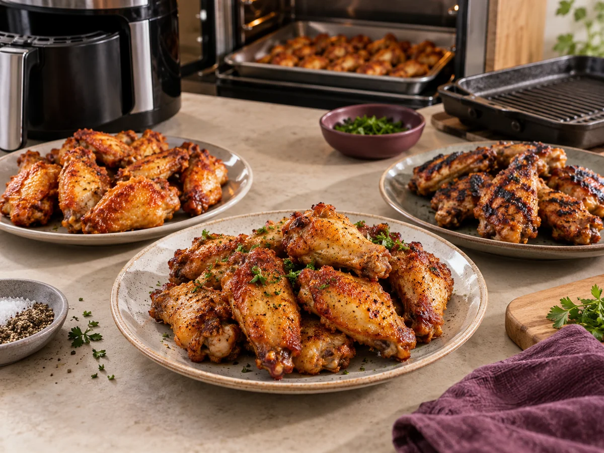 How to Cook Chicken Wings from Frozen (Oven, Air Fryer or Grill)