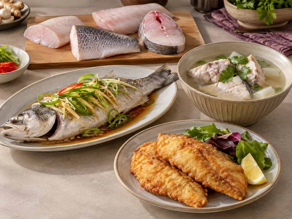 Which Frozen Fish for Which Dish: Steaming, Frying and Soup