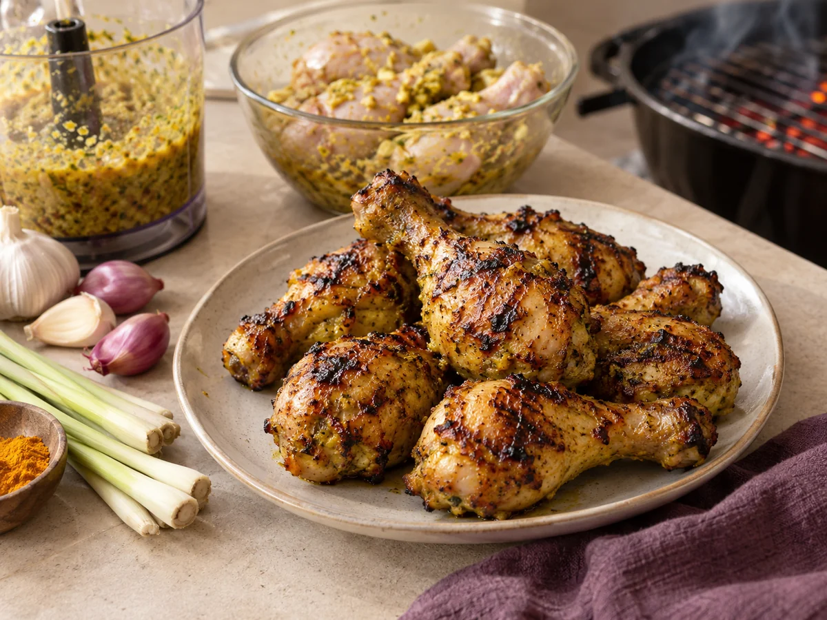 Lemongrass Grilled Chicken Drumsticks for Your Next BBQ