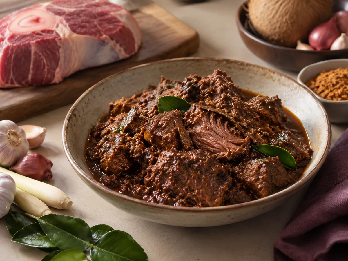 Beef Rendang That Falls Apart: Why Shank Is the Cut