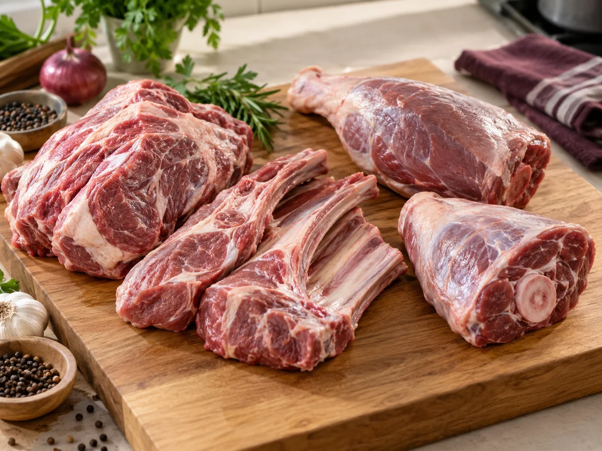 Which Mutton Cut for Which Dish: Shoulder, Leg, Ribs and Shank
