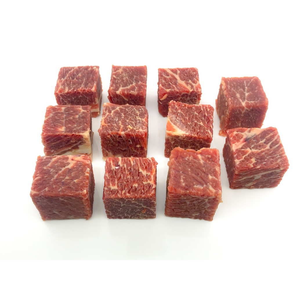 Master Grocer Grassfed Beef Tenderloin Cube, Individual 500g - Frozen