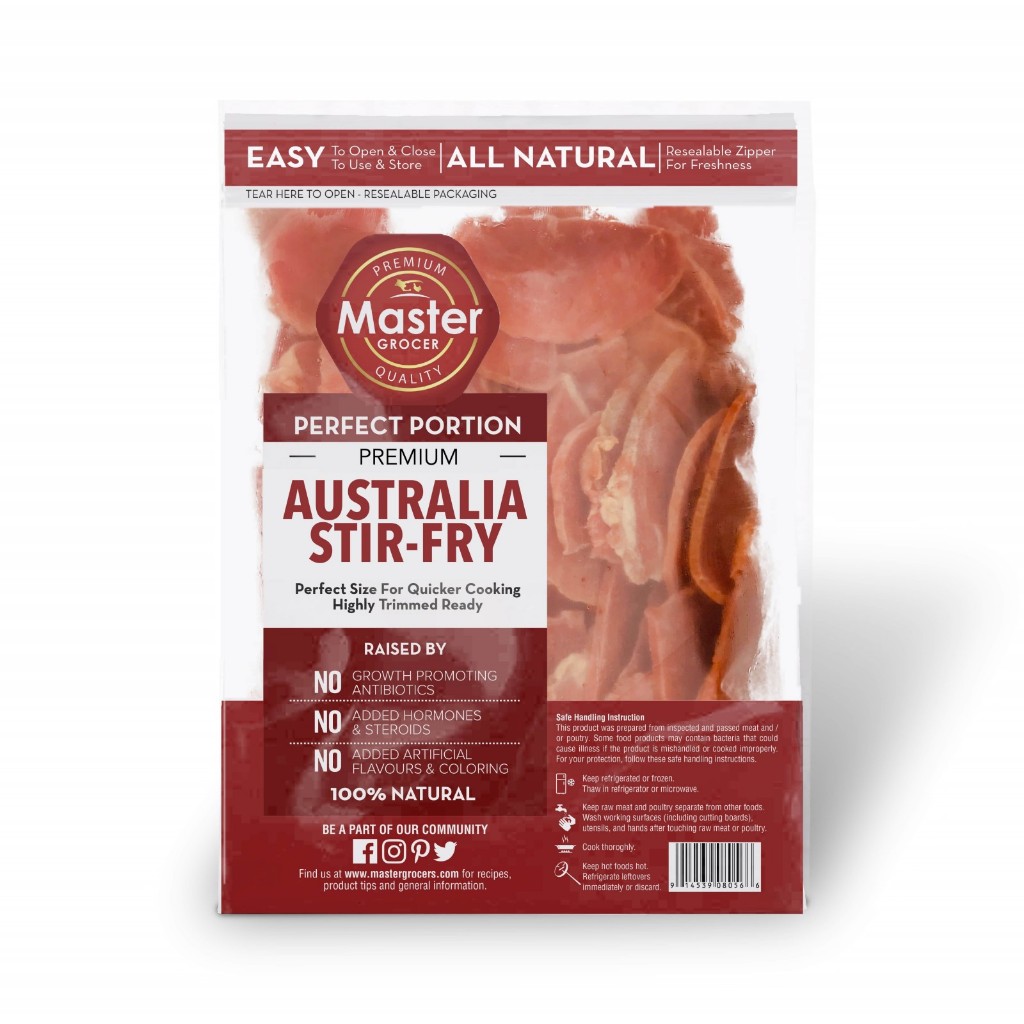 Master Grocer Australia Grassfeb Lamb Stir Fry 400g - Frozen