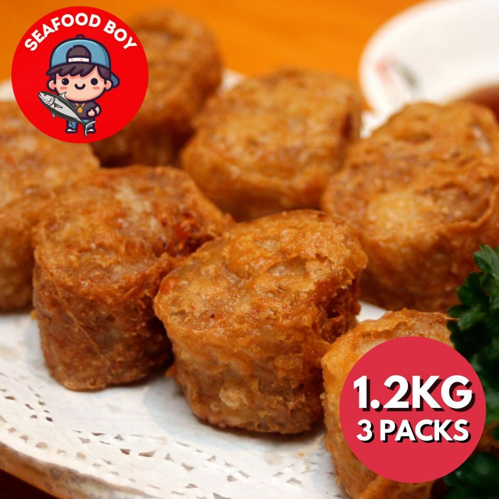 Seafood Boy Crispy Ang Kar Prawn Roll (Hae Zhor), 400g - Frozen