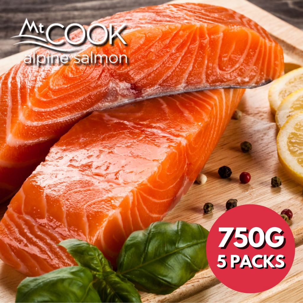Mt Cook Alpine King Salmon Portion - Frozen