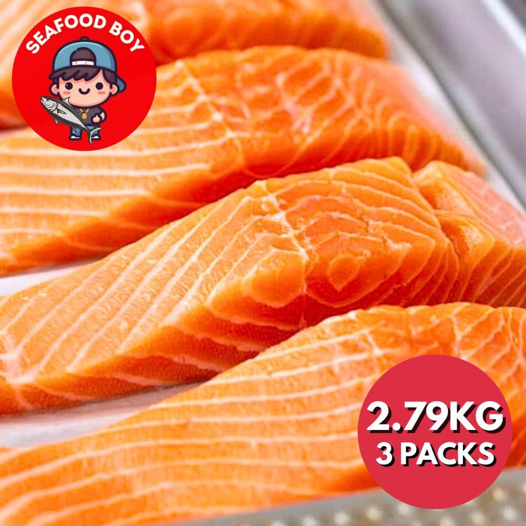 Seafood Boy Premium Salmon Fillet Bulk Pack (IVP) - Frozen