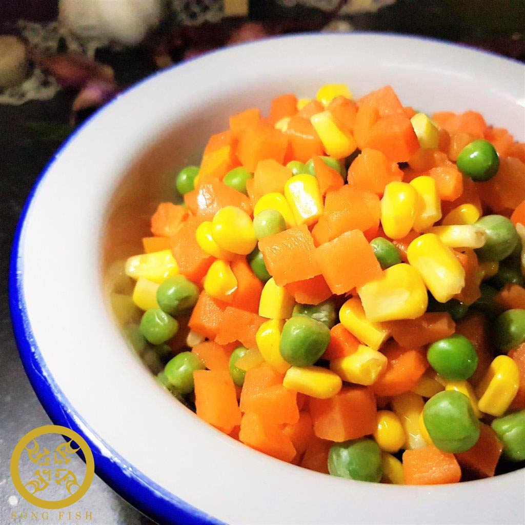 [Song Fish] Mixed Vegetables, Frozen, 1kg