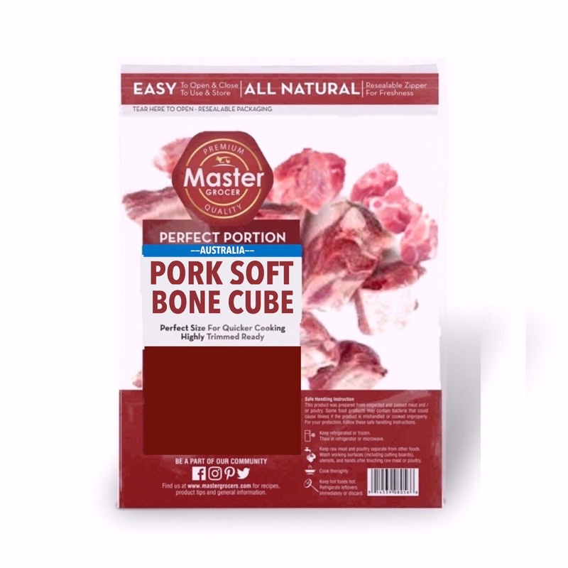 Master Grocer's Australia Pork Soft Bone 500g- Frozen