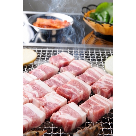Master Grocer Signature Taste Pork Belly Sliced Korean BBQ Style - Frozen