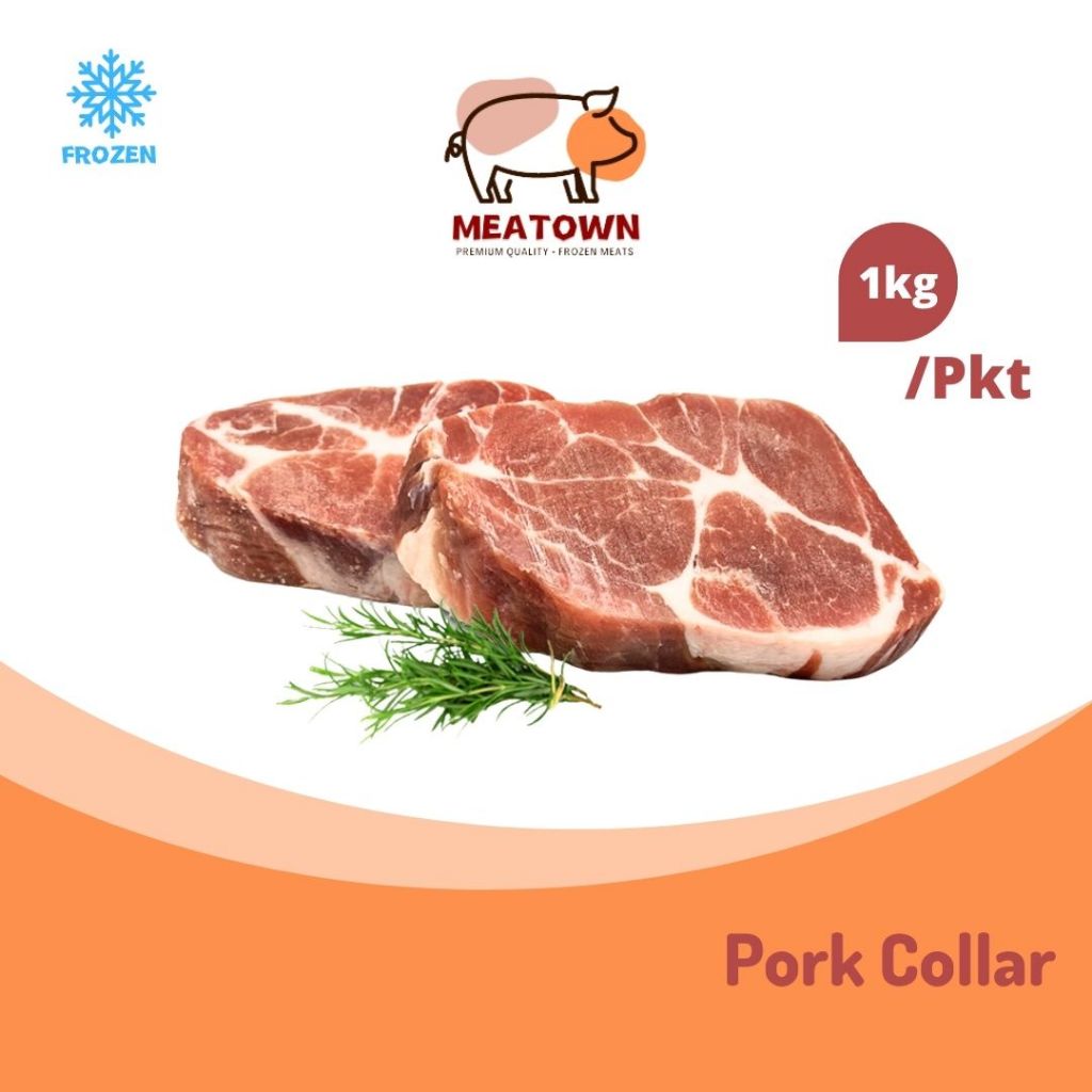 [Meatown] Pork Collar 1kg+-/Pkt