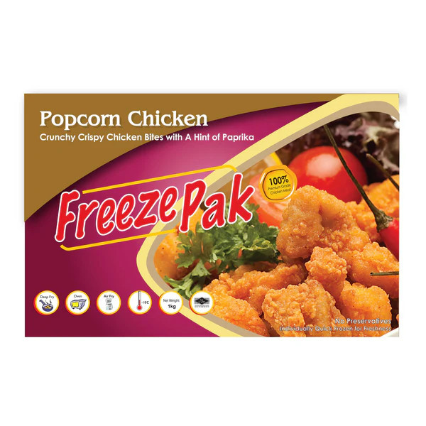 Freezepak Popcorn Chicken (Spicy)鸡米花 1.0kg [Jokia]