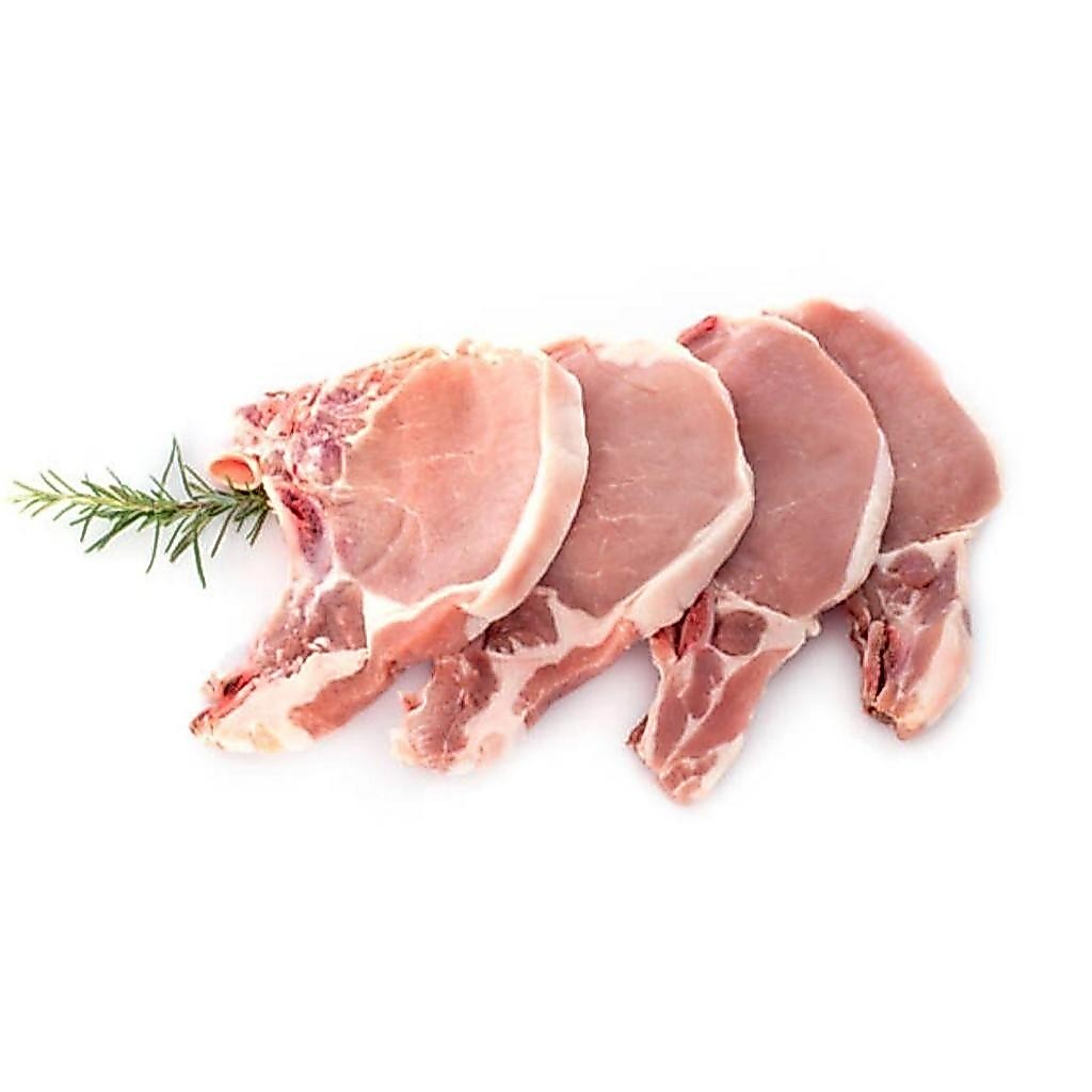 Pork Chop Bone In/ Pork Chop Boneless  有骨猪扒/ 无骨猪扒-1cm [Jokia]