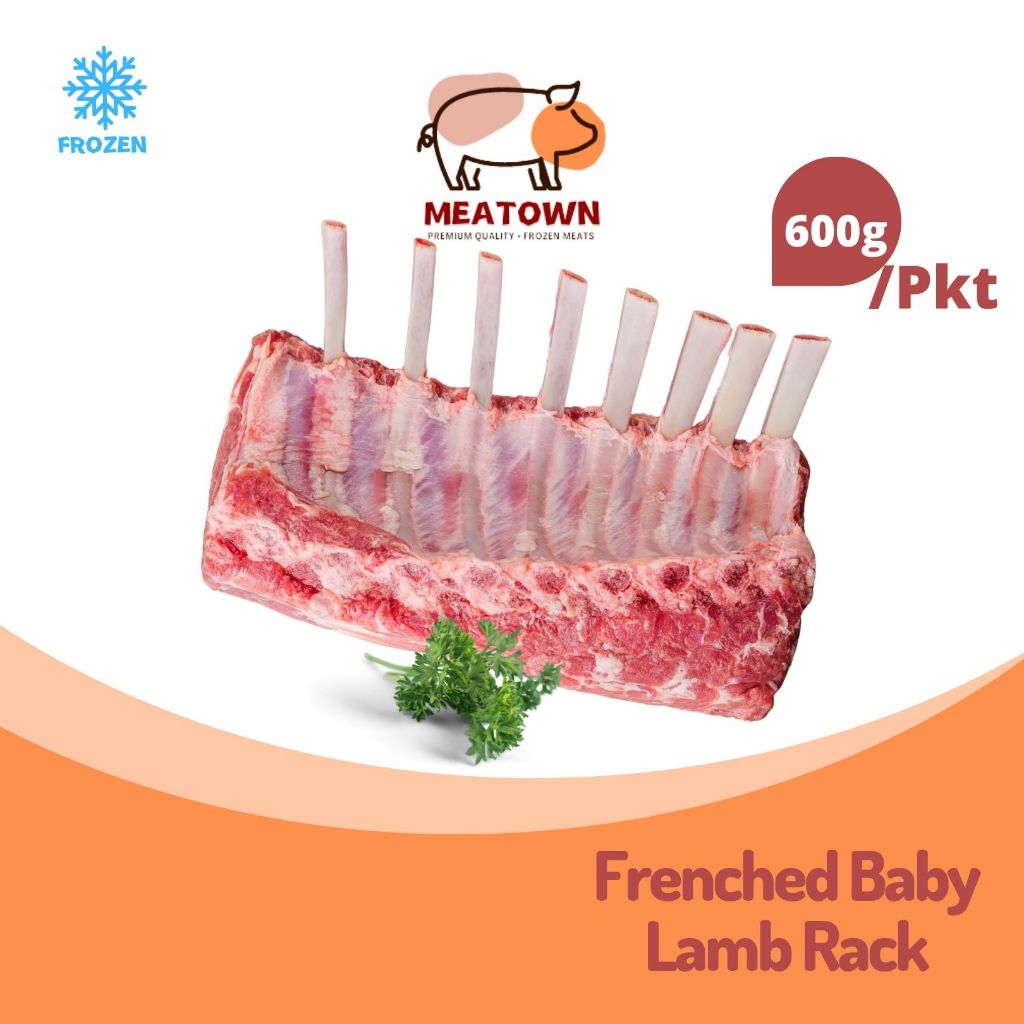 [Meatown]Frenched Baby Lamb Rack Australia 500g-700g Frozen