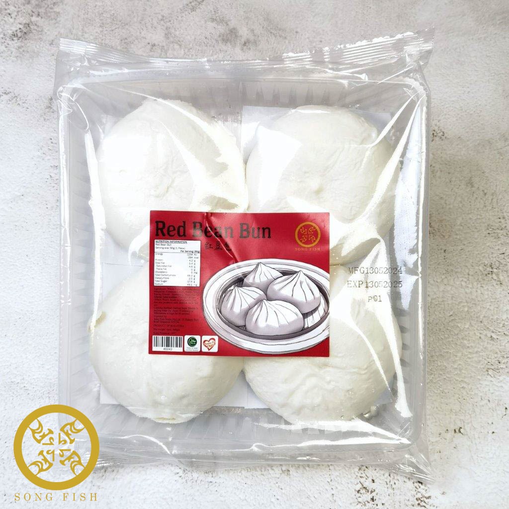 Song Fish Red Bean Bun 4 pcs