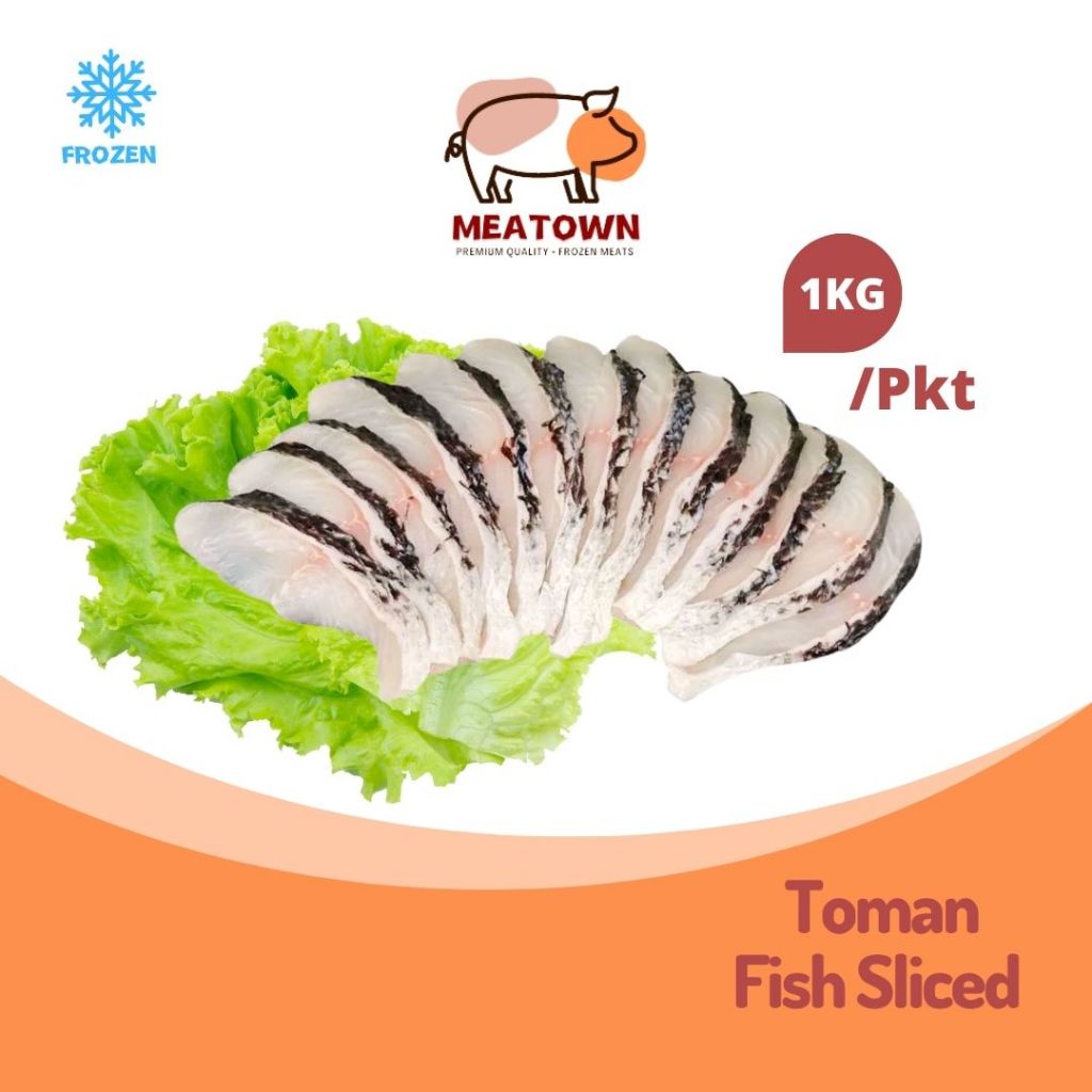 [Meatown] Toman Fish Sliced Fillet (1kg/Pkt) | 多曼鱼片 Frozen