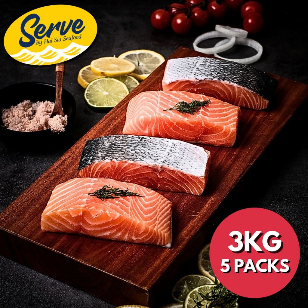 Serve by Hai Sia Norwegian Salmon Family Pack - Frozen
