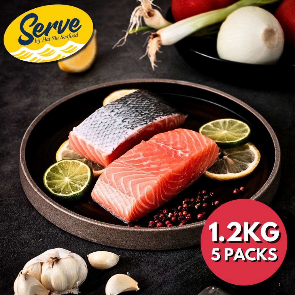 Serve by Hai Sia Norwegian Salmon Portions - Frozen