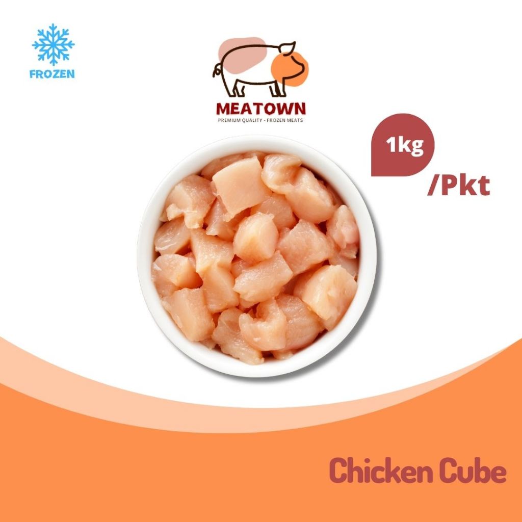 [Meatown]Chicken Cube (1kg/pkt)