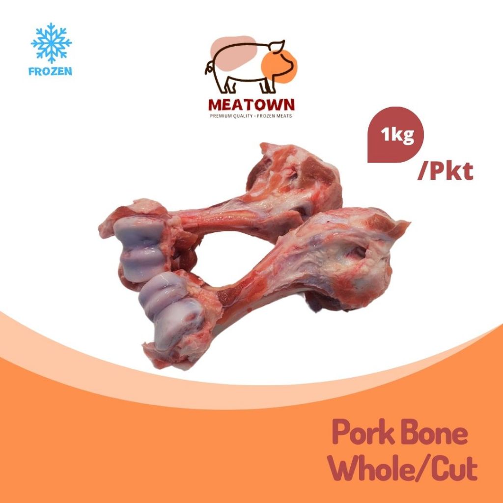 [Meatown] Pork Bone 1KG/Pkt (Germany) 猪大骨