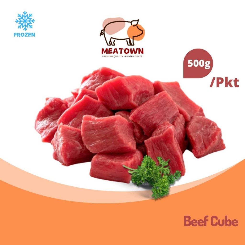 [Meatown] Beef Cube (500g/Pkt)