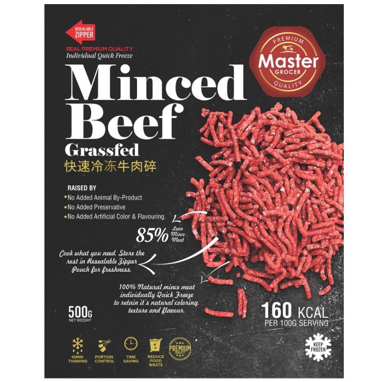 Master Grocer’s Australia Minced Beef IQF 500g - Frozen