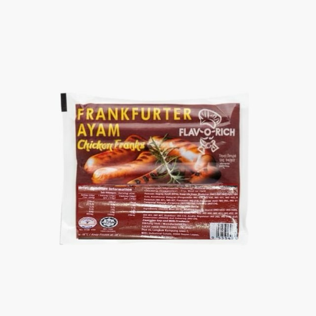 Master Grocer’s FLAV-O-RICH Chicken Franks /Hotdog 340g - Frozen