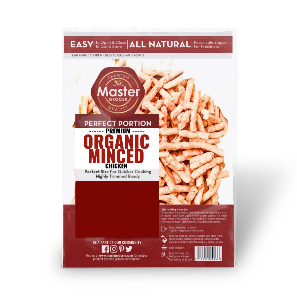Master Grocer Organic Chicken Mince 500g-Frozen