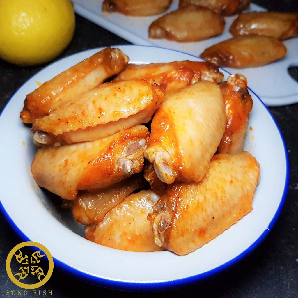 [Song Fish] Tasty Farm Roasted Mid Wing, Frozen (Ready-to-cook)