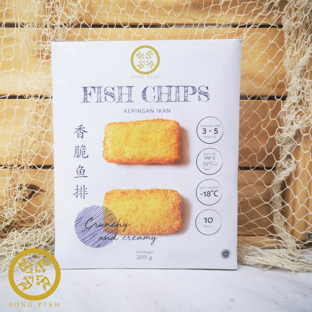 [Song Fish] Fish Chips, Frozen 500g