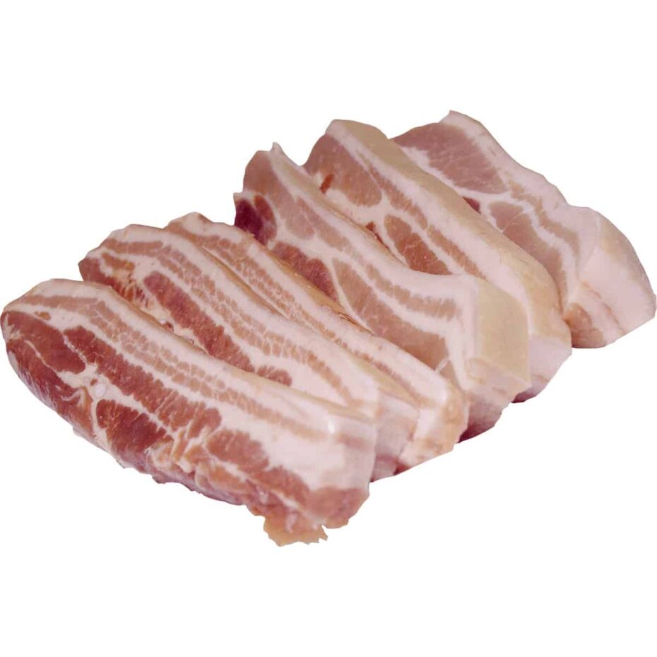 Pork Belly Strips 2cm 6