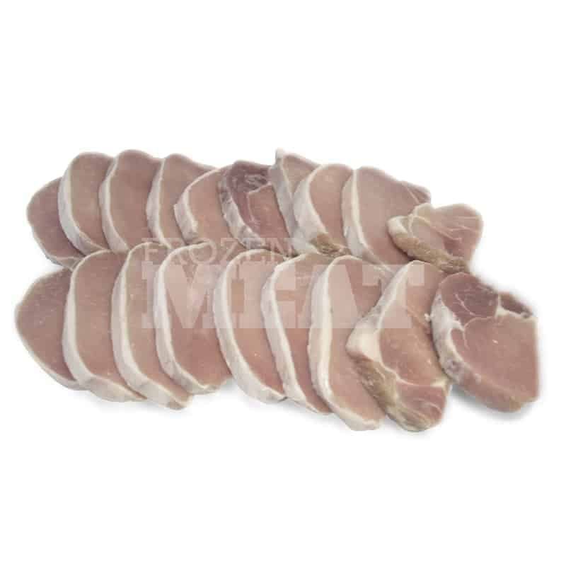 Froz Pork Loin Boneless Cut 2cm 2kg 5